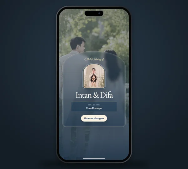 Mockup template Blue Garden