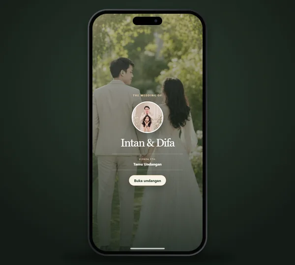 Mockup template Greeny Flowers